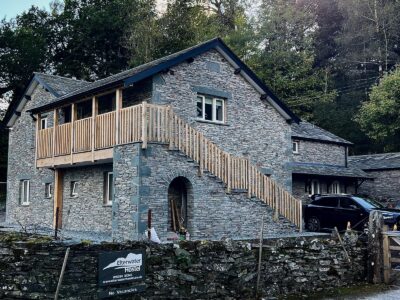Outside view of Elterwater Hostel.