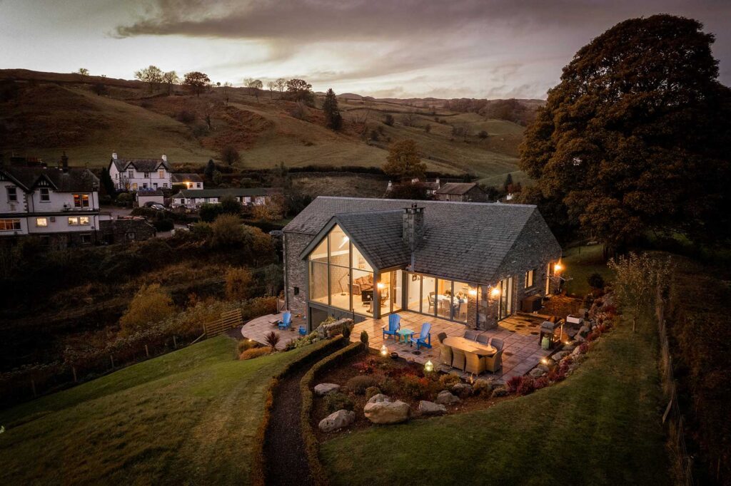 Outside shot of The House on the Hill Troutbeck
